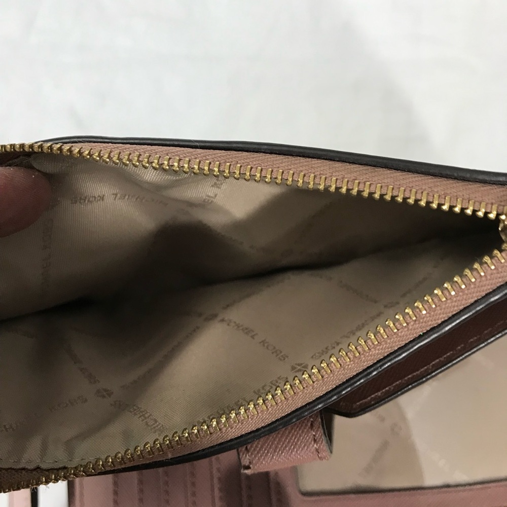Michael Kors Women's Tan Wristlet - Picture 9 of 11